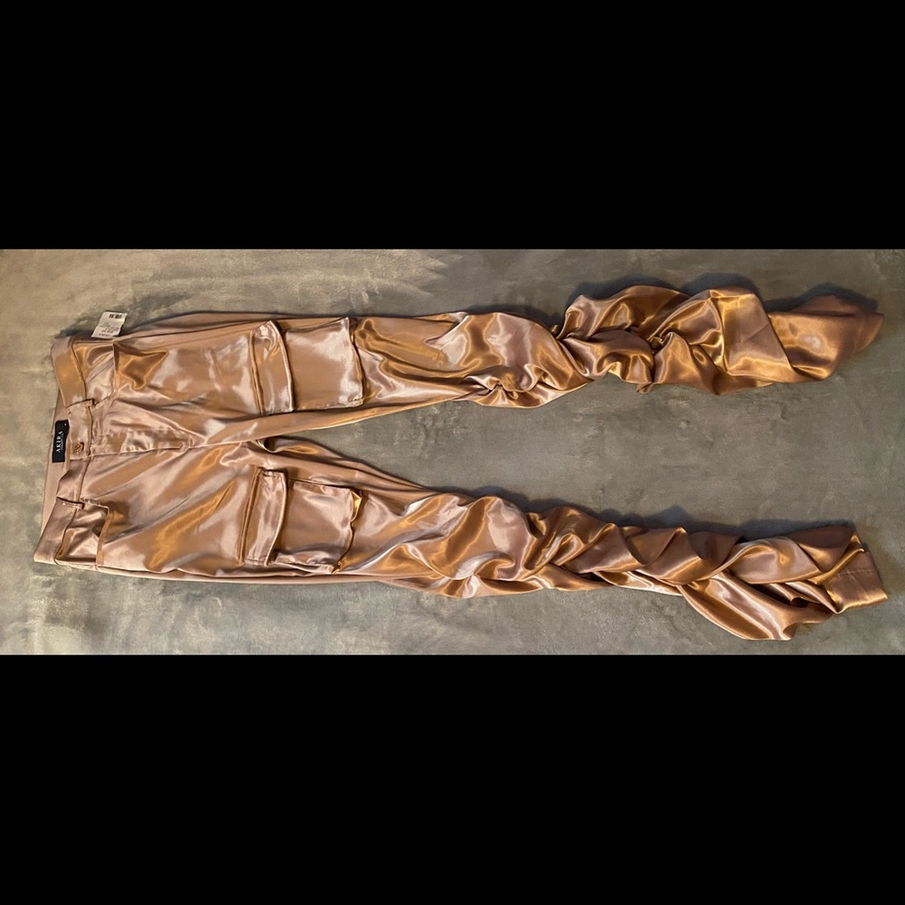 Akira Satin Stacked Pants